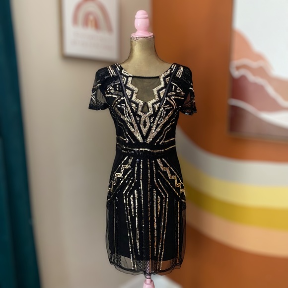 Sexy Sequin Cocktail Dress - Picture 1 of 4